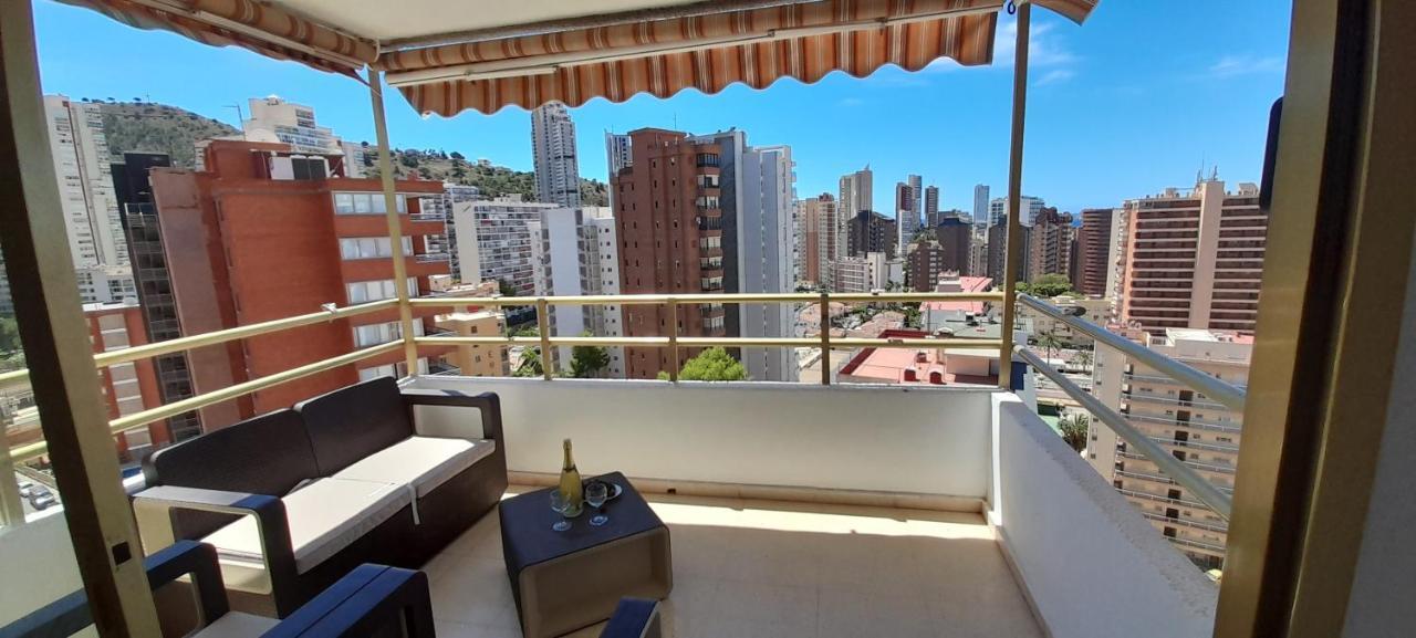 Agustina Apartment In Rincon De Loix -Free Parking, Wi-Fi, Pool, New Air Conditioning, Sea View 貝尼多姆 外观 照片
