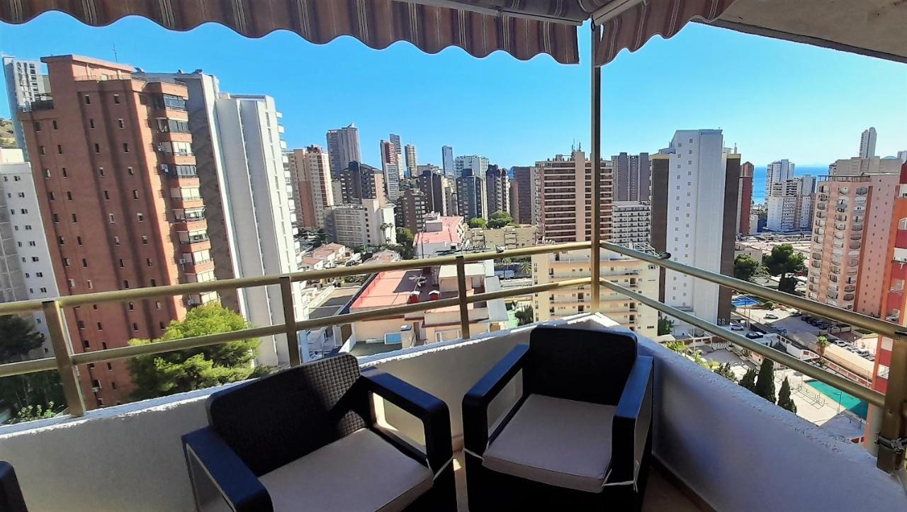Agustina Apartment In Rincon De Loix -Free Parking, Wi-Fi, Pool, New Air Conditioning, Sea View 貝尼多姆 外观 照片
