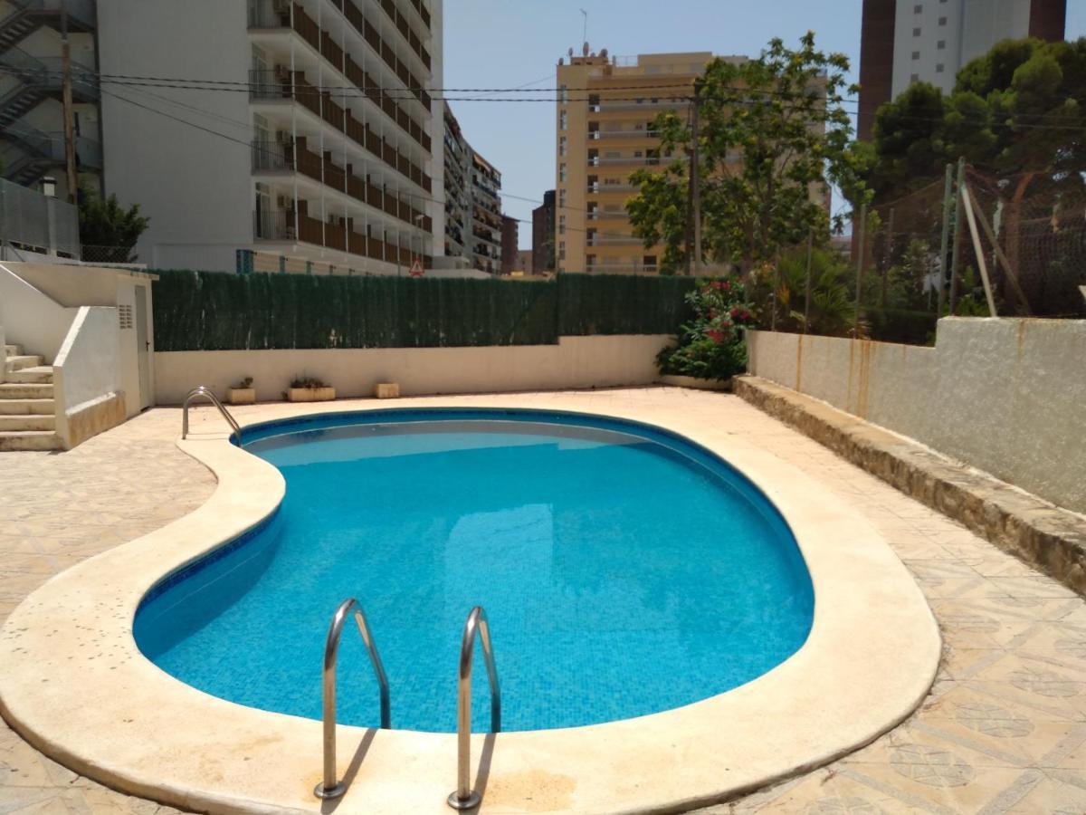 Agustina Apartment In Rincon De Loix -Free Parking, Wi-Fi, Pool, New Air Conditioning, Sea View 貝尼多姆 外观 照片