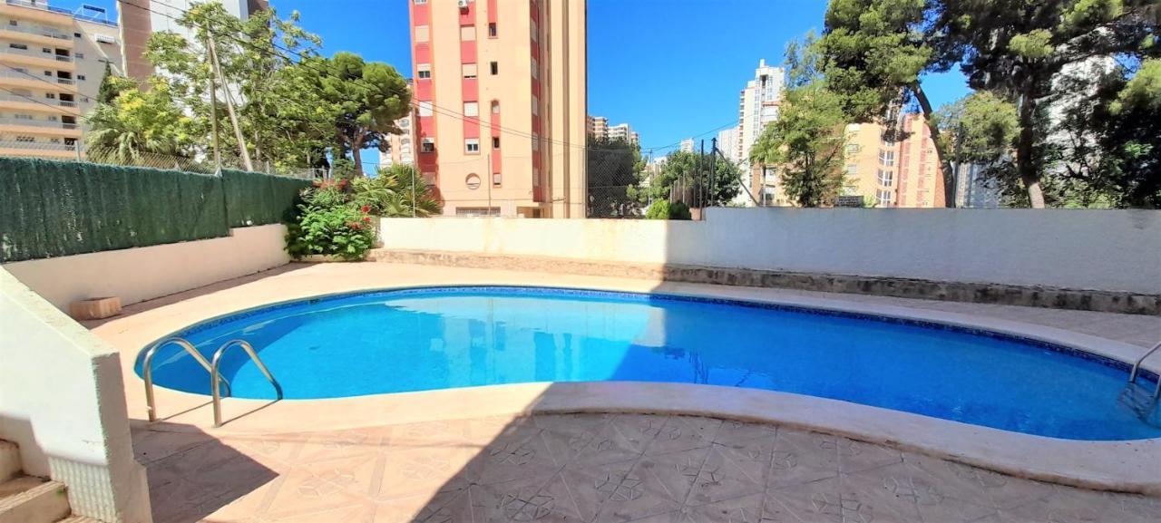 Agustina Apartment In Rincon De Loix -Free Parking, Wi-Fi, Pool, New Air Conditioning, Sea View 貝尼多姆 外观 照片