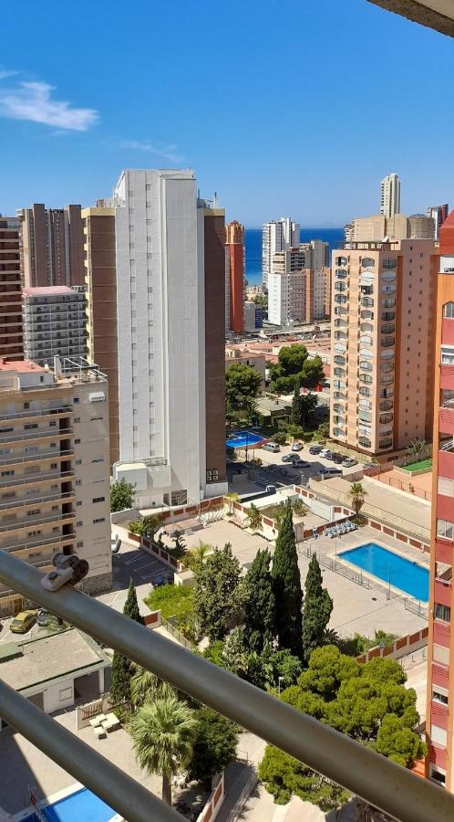 Agustina Apartment In Rincon De Loix -Free Parking, Wi-Fi, Pool, New Air Conditioning, Sea View 貝尼多姆 外观 照片