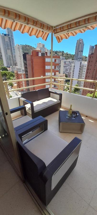 Agustina Apartment In Rincon De Loix -Free Parking, Wi-Fi, Pool, New Air Conditioning, Sea View 貝尼多姆 外观 照片