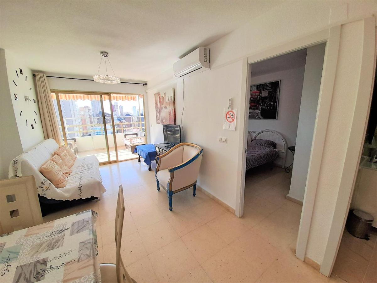 Agustina Apartment In Rincon De Loix -Free Parking, Wi-Fi, Pool, New Air Conditioning, Sea View 貝尼多姆 外观 照片