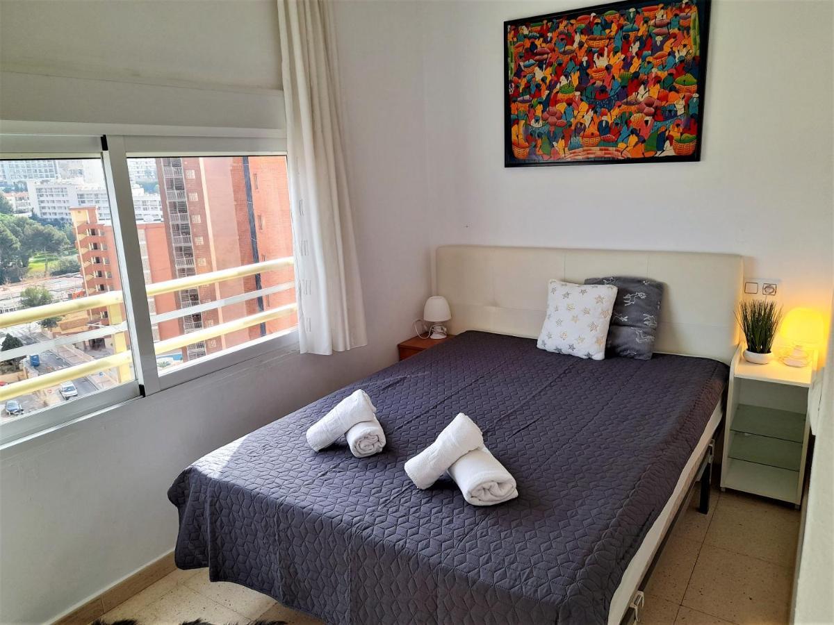 Agustina Apartment In Rincon De Loix -Free Parking, Wi-Fi, Pool, New Air Conditioning, Sea View 貝尼多姆 外观 照片